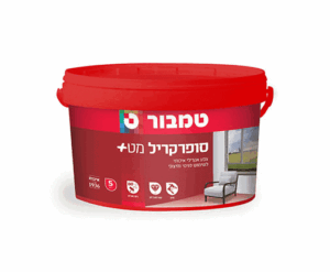 סופרקריל מט פלוס לבן 3 ליטר טמבור
